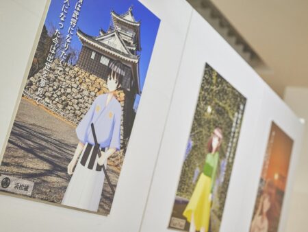 擬人化キャラクターと浜松の観光名所